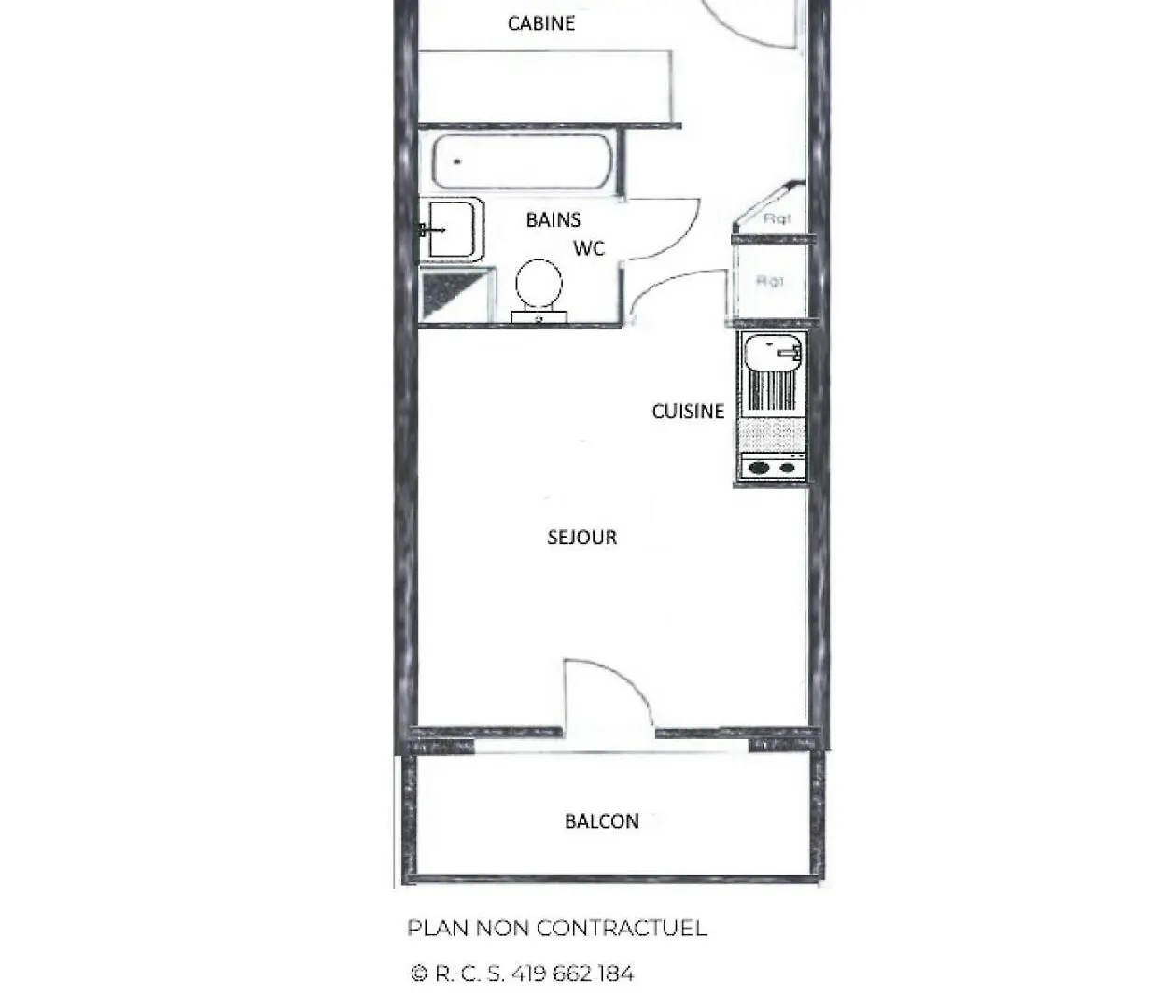 Residence Necou - Studio Avec Lit Clos Savoyard Au Bord Des Pistes Mae-5374 Saint-Martin-de-Belleville 0*,
